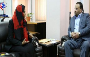 الصماد يستعرض و وزيرة حقوق الإنسان الانتهاكات الخطيرة للعدوان