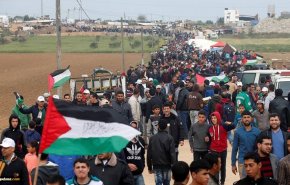 خروش حماسی ساکنان غزه برای شرکت در مراسم دومین جمعه راهپیمایی بازگشت