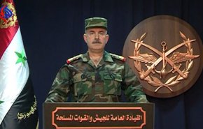 فرماندهی کل ارتش سوریه: عزم ما برای دفاع جزم تر شد+ویدیو