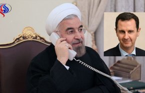 تماس تلفنی رؤسای جمهوری ایران و سوریه