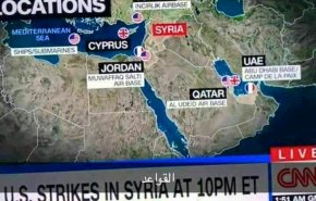جنگنده های ائتلاف ضد سوری از کدام پایگاه نظامی به سوریه حمله کردند؟ + نقشه