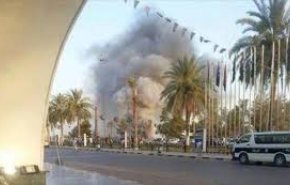 حمله راکتی به فرودگاه طرابلس 