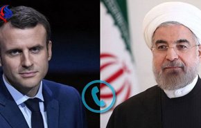 الاتفاق النووي في اتصال هاتفي بين روحاني وماكرون