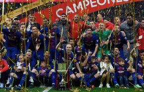بطولة اسبانيا: برشلونة بطلا للمرة الخامسة والعشرين