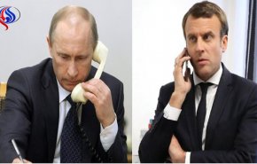 ماكرون ينشر فيديو لحظة مكالمته الهاتفية مع الرئيس الروسي