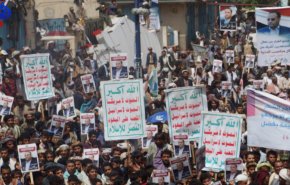 تظاهرة حاشدة في صعدة وفاءً للشهيد صالح الصماد