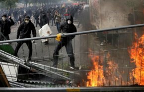 مجروحان تظاهرات خونين فرانسه ممنوع‌الملاقات شدند

