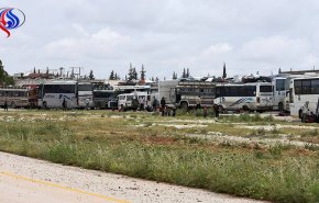 تجهيز 32 حافلة لاخراج مئات المسلحين وعائلاتهم من ريفي حمص وحماة