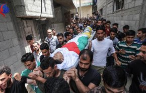 تشييع جثمان فلسطيني استشهد متأثرا بجراحه في 