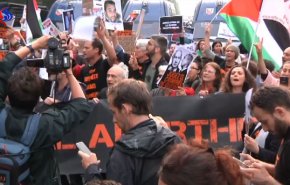 تظاهرات مردم فرانسه علیه نخست وزیر رژیم اشغالگر+ویدئو