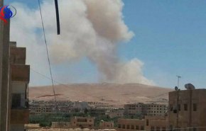 انفجارهای شدیدی منطقه القطیفه در ریف دمشق را لرزاند