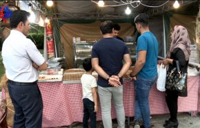 بالفيديو، أسواق خيرية لدعم الاسر والايتام في طهران 
