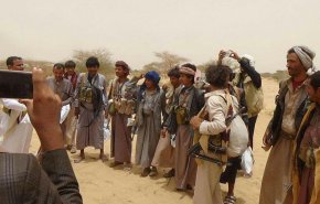 بازدید استاندار الجوف از مناطق جنگی یمن 