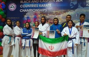 6 ميداليات ذهبية وفضية لإيران في منافسات دولية للكاراتيه