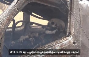 جنایت وحشتناک دیگر از ائتلاف سعودی در یمن/ سوزاندن آوارگان در مینی بوس + تصاویر و فیلم (+18)