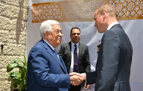 نوه ملکه انگلیس با محمود عباس دیدار کرد
