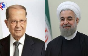 تسليم رسالة من الرئيس روحاني للرئيس اللبناني