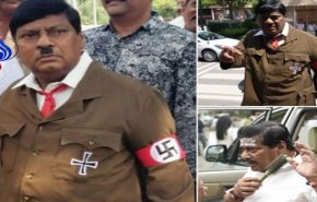  ارتدى النائب الهندي زي هتلر بالبرلمان ...والسبب؟!