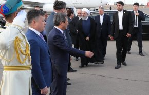 الرئيس روحاني يغادر اكتاو متجها الى طهران