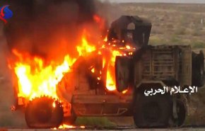 تدمير آليات للعدوان في اليمن وغارات سعودية على صيادي الحديدة