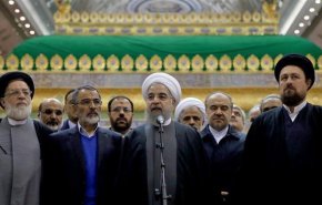 تجدید میثاق رئیس جمهور و اعضای هیات دولت با آرمان‌های امام خمینی(ره)