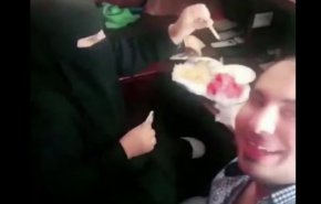 شاهد/ القبض على وافد مصري تناول الإفطار مع سعودية