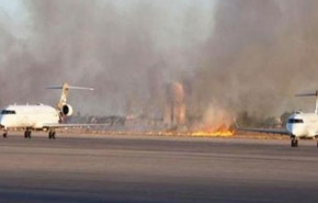 استهداف محيط مطار طرابلس بالصواريخ