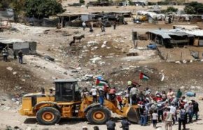 خبرنگار العالم: «الخان الاحمر» منطقه بسته نظامی شد/ تخریب یک روستا در نزدیکی "الخان الأحمر" 