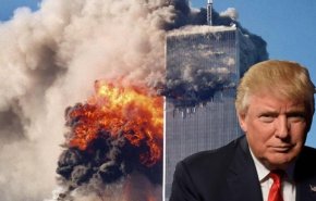 صادم ...شاهد رد فعل ترامب بعد حادث 11 سبتمبر!!