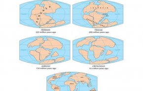 بالصور: التصقت أميركا بأفريقيا.. خريطة الأرض قبل 300 مليون سنة!!