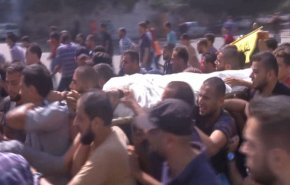 بالفيديو.. تشييع 4 شهداء في غزة ارتقوا برصاص وقصف الاحتلال 