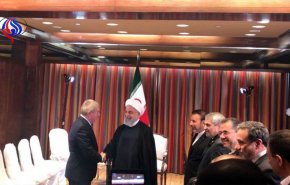 الرئيس روحاني یستقبل رئیس اللجنة الاولمبیة الدولیة في نیویورك