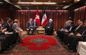 رئیس جمهوری سوئیس با روحانی دیدار کرد