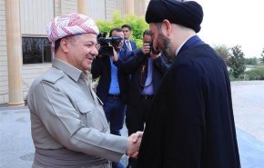 دیدار حکیم و بارزانی در اربیل/ تاکید صالح بر ضرورت تشکیل دولتی قوی
