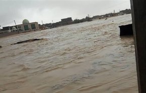بالصور...اليمن : اعلان محافظة المهرة منكوبة جراء العاصفة 