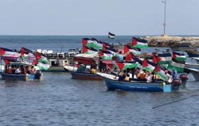 بالفيديو.. الشعب الفلسطيني يوجه رسائل للاحتلال في المسير البحري الـ13 لكسر الحصار 