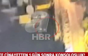 شاهد بالفيديو.. حرق مستندات داخل قنصلية الرياض بإسطنبول 