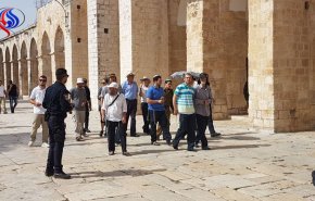 ورود 129 شهرک نشین و نظامی اسرائیلی به مسجد الاقصی