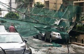 شاهد: لبنان تحت العاصفة...