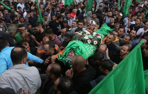 بالفيديو.. تشييع جثامين 5 شهداء في غزة ارتقوا برصاص الاحتلال
