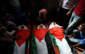 غزة تشيع أطفالها الثلاثة ضحايا قصف الاحتلال الإسرائيلي