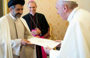 سفیر ایران در واتیکان استوارنامه خود را تقدیم پاپ کرد
