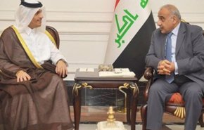 دیدار وزیر خارجه قطر با نخست‌وزیر، رئیس‌جمهور و رئیس پارلمان عراق