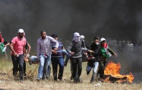 إصابات بقمع الاحتلال للجمعة الـ33 لمسيرات العودة+فیديو