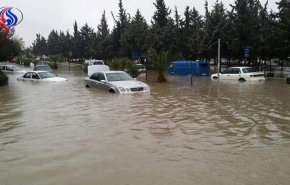 باران و سیل زندگی را در سه کشور عربی مختل کرد + تصاویر