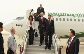 الرئيس العراقي يصل الى الكويت