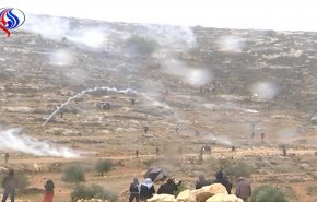 مواجهات مع قوات الاحتلال في الضفة واصابة العشرات+فيديو