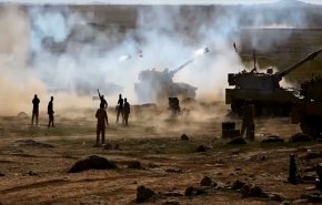 المدفعية العراقية تقصف أهدافا لداعش داخل سوريا+فيديو