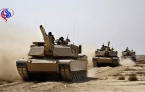 استهداف دبابة أبرامز سعودية بصاروخ موجه في جيزان