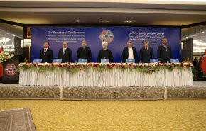 دومین کنفرانس روسای مجالس 6 کشور برای مقابله با تروریسم در تهران آغاز شد